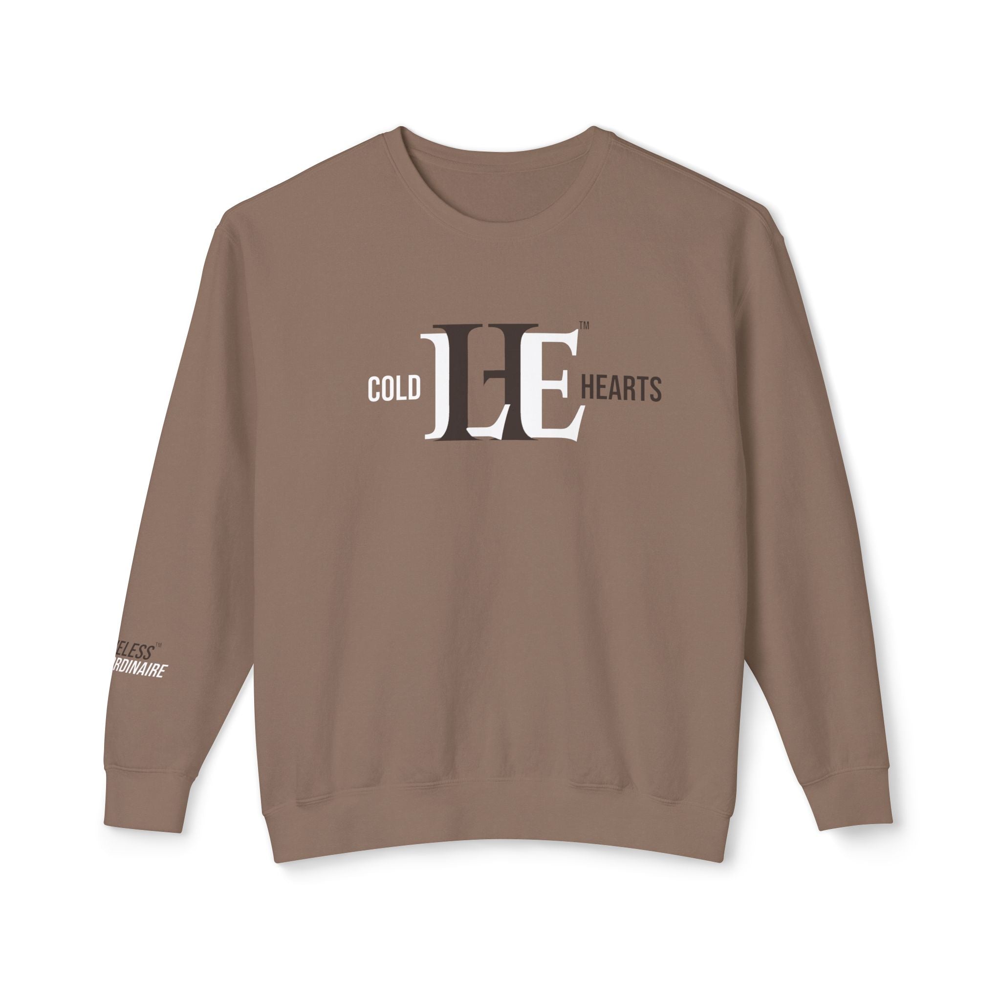 Women's ColdHearts Color Match Lightweight Crewneck Sweatshirt, Cozy Apparel, Gift for Her, Valentine's Day, Casual Style