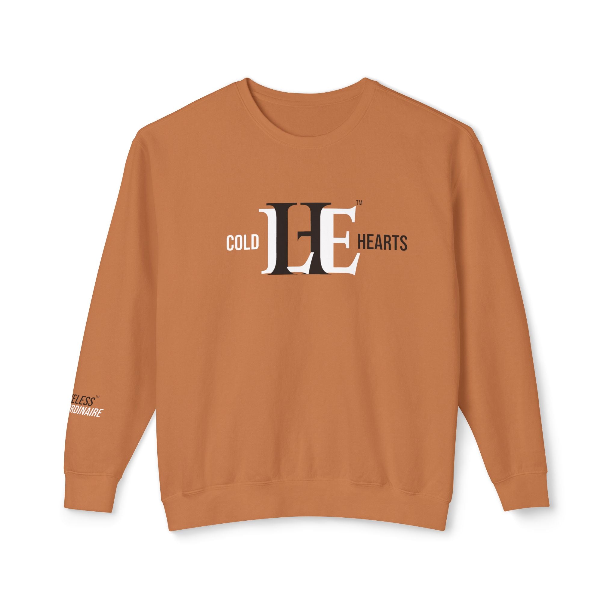 Women's ColdHearts Color Match Lightweight Crewneck Sweatshirt, Cozy Apparel, Gift for Her, Valentine's Day, Casual Style