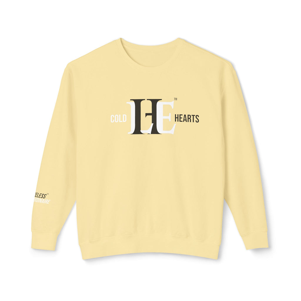 Women's ColdHearts Color Match Lightweight Crewneck Sweatshirt, Cozy Apparel, Gift for Her, Valentine's Day, Casual Style